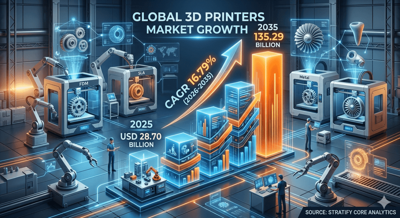 3D Printers Market size