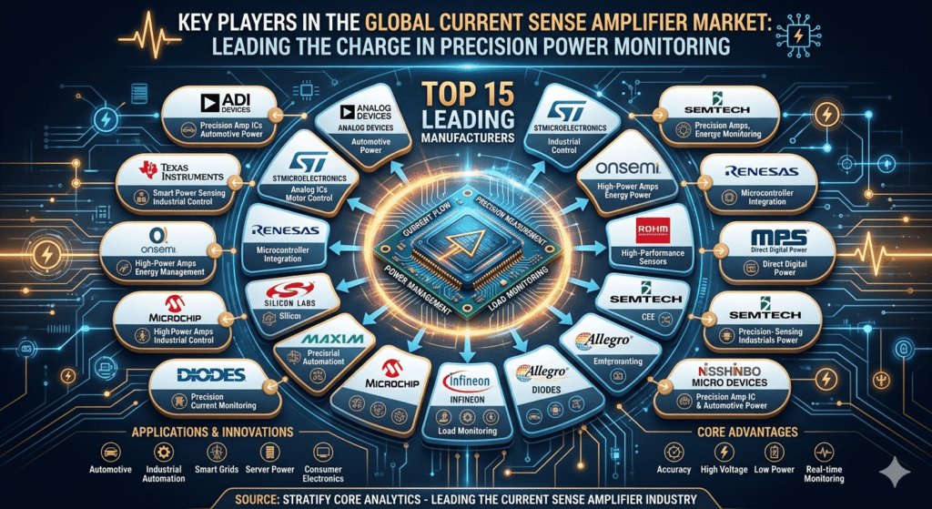 Current Sense Amplifier Market Key Players