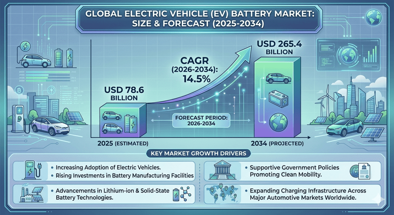 EV Battery Market size and forecast