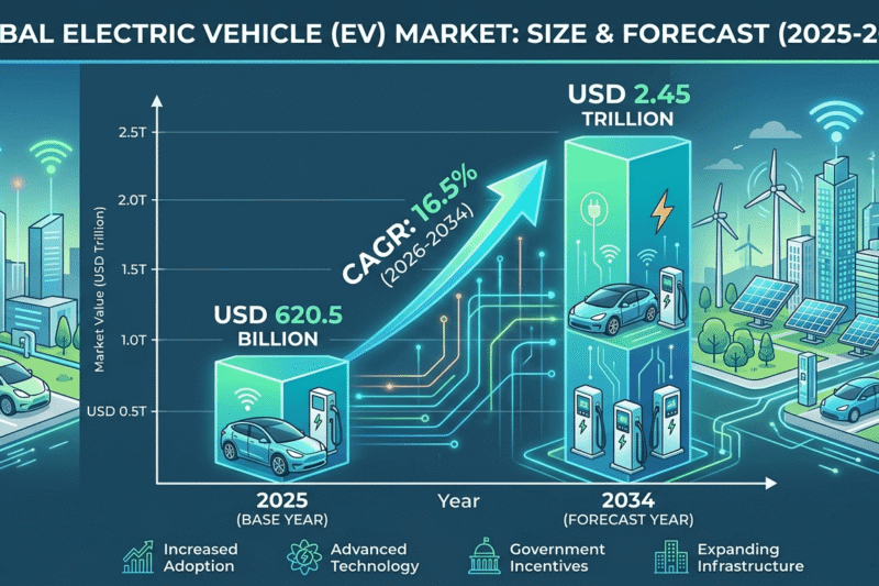 Electric Vehicle Market: Share, Trends And Forecast 2034