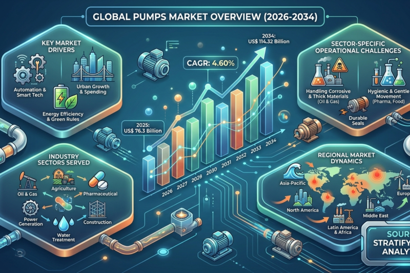 Pumps Market: Global Overview, Trends, and Forecast-2026-2034