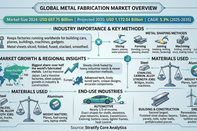 Metal Fabrication Market: Global Analysis, Trends & Forecast- 2025 to 2035
