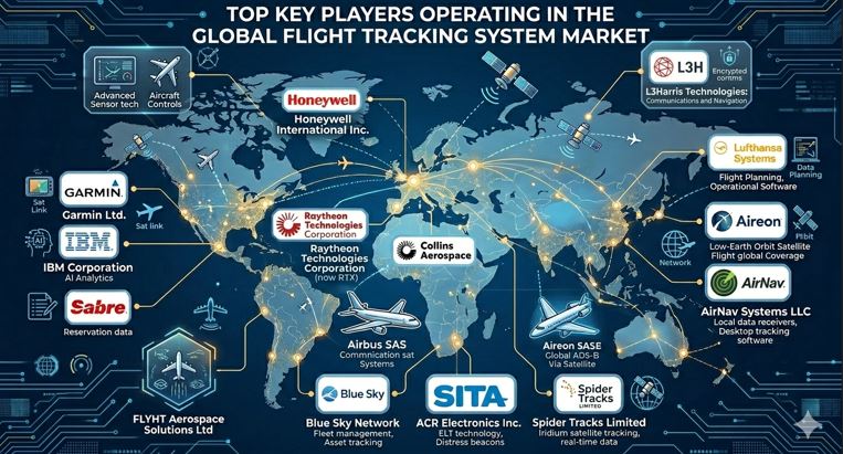 Top-Key-Players-operating-in-the-Flight-Tracking-System-Market