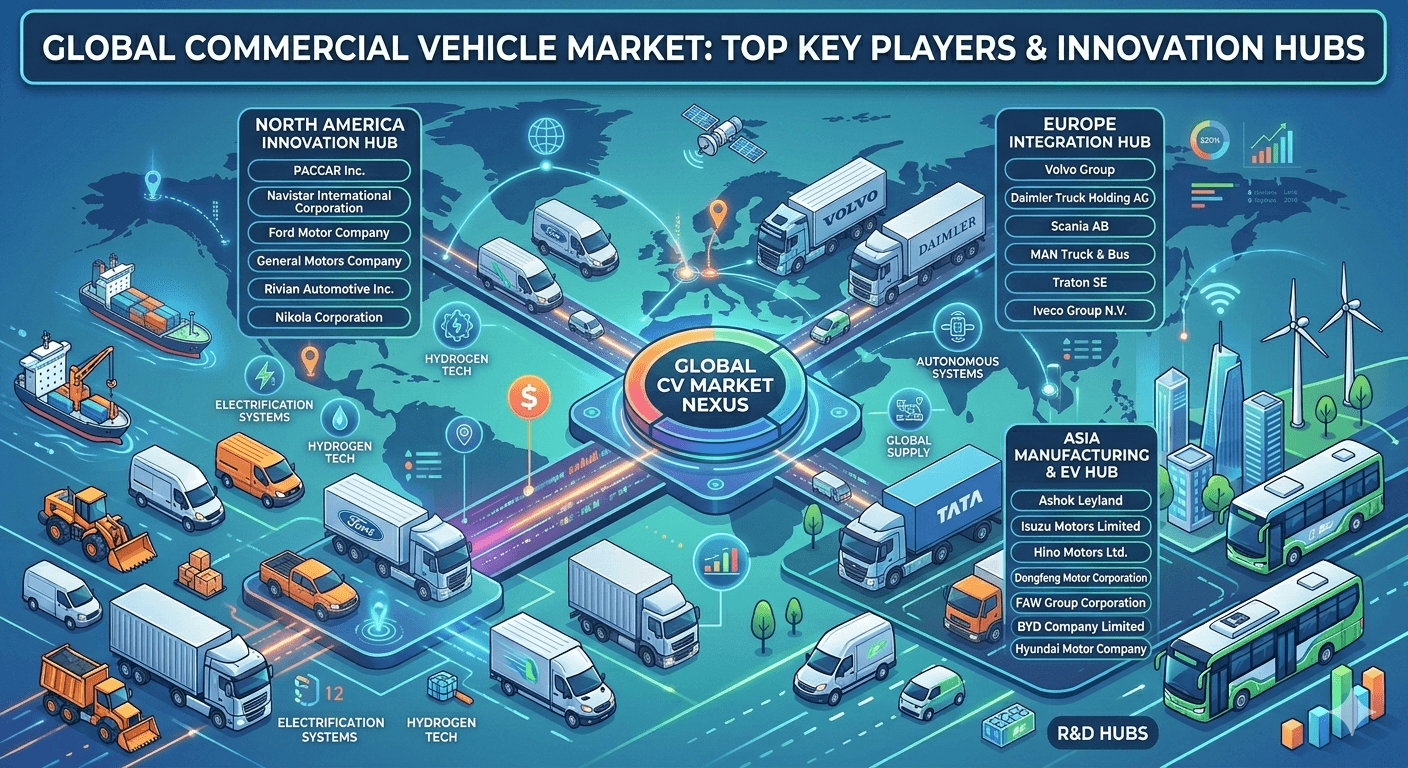 commercial vehicle market Keyplayers