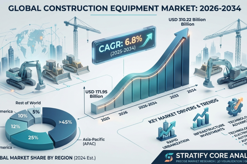 Construction Equipment Market: Global Overview, Trends, and Forecast-2026-2034