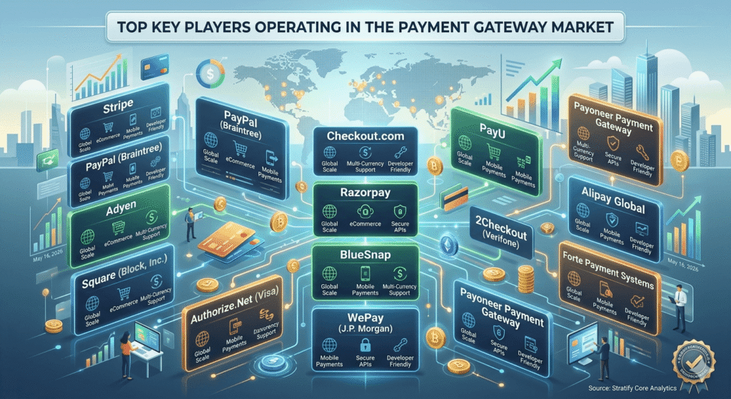 payment gateway market keyplayers